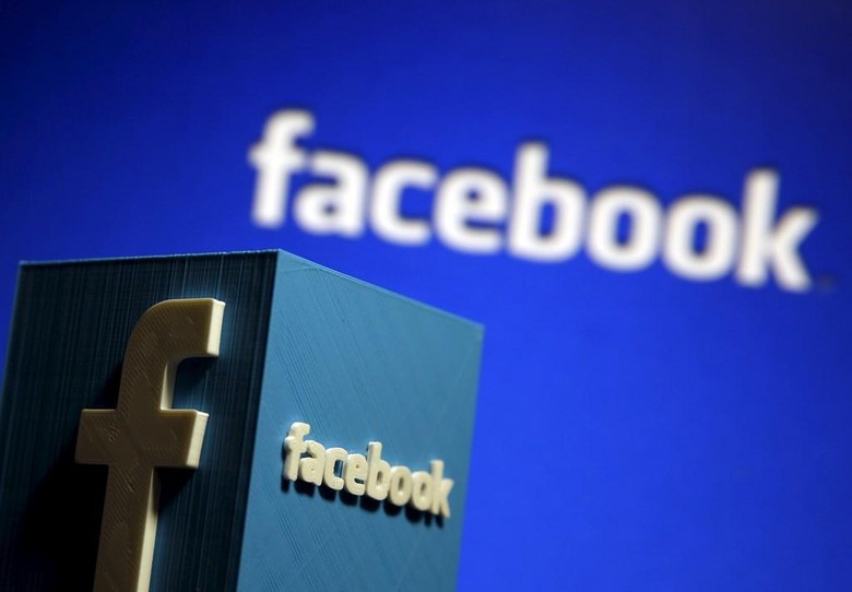Biểu tượng của công ty công nghệ Facebook. Ảnh: Reuters