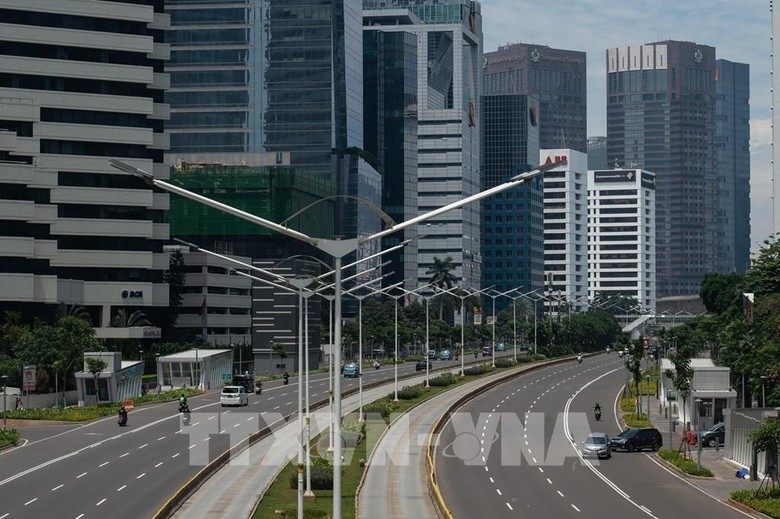Một tuyến phố ở thủ đô Jakarta, Indonesia. Ảnh: THX/TTXVN