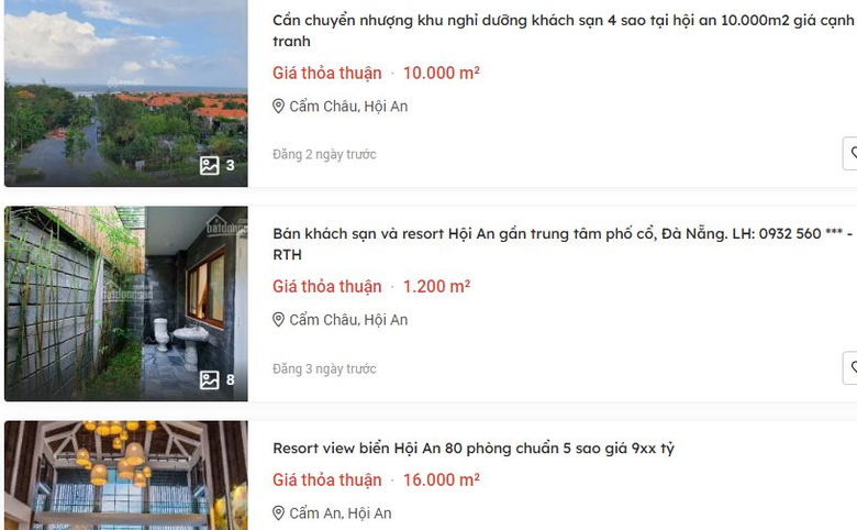 Tiết lộ bất ngờ đằng sau những thương vụ bán tháo khách sạn, resort tại Đà Nẵng, Hội An: Nhà đầu tư chủ yếu từ Hà Nội