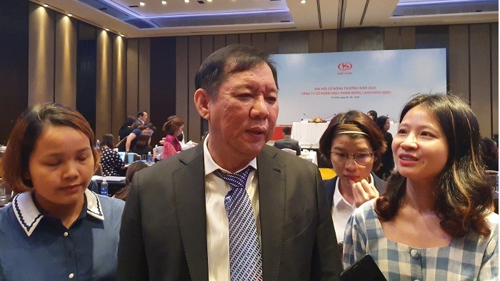 Ông Trần Lệ Nguyên chia sẻ với báo chí tại đại hội KDF - Ảnh: Huyền Trâm.