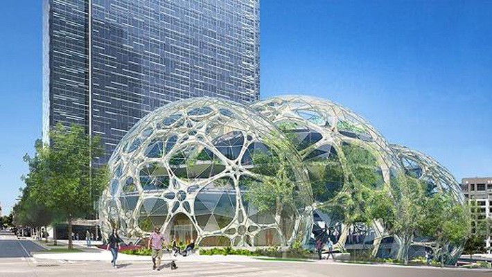 Công nghệ 24h: Trụ sở mới của Amazon sẽ rộng như một thành phố