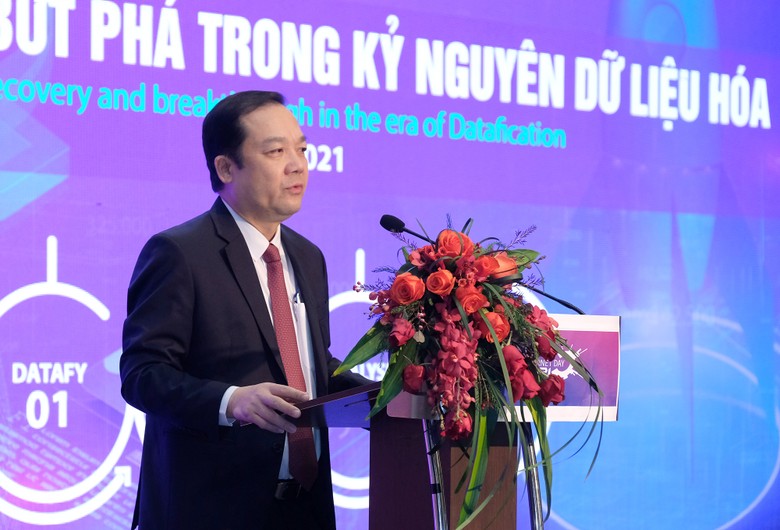 Thứ trưởng Bộ Thông tin và Truyền thông Phạm Đức Long phát biểu tại sự kiện