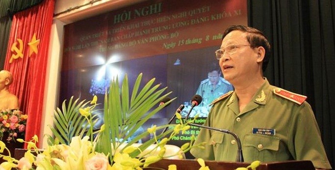 Thiếu tướng Đàm Văn Tâm - Phó Chánh VP Bộ Công an