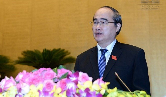 Chủ tịch Ủy ban Trung ương Mặt trận Tổ quốc Việt Nam Nguyễn Thiện Nhân.