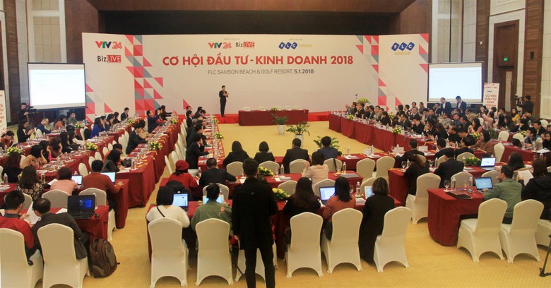Hội thảo “Cơ hội đầu tư - kinh doanh 2018”. Ảnh: Quang Sơn